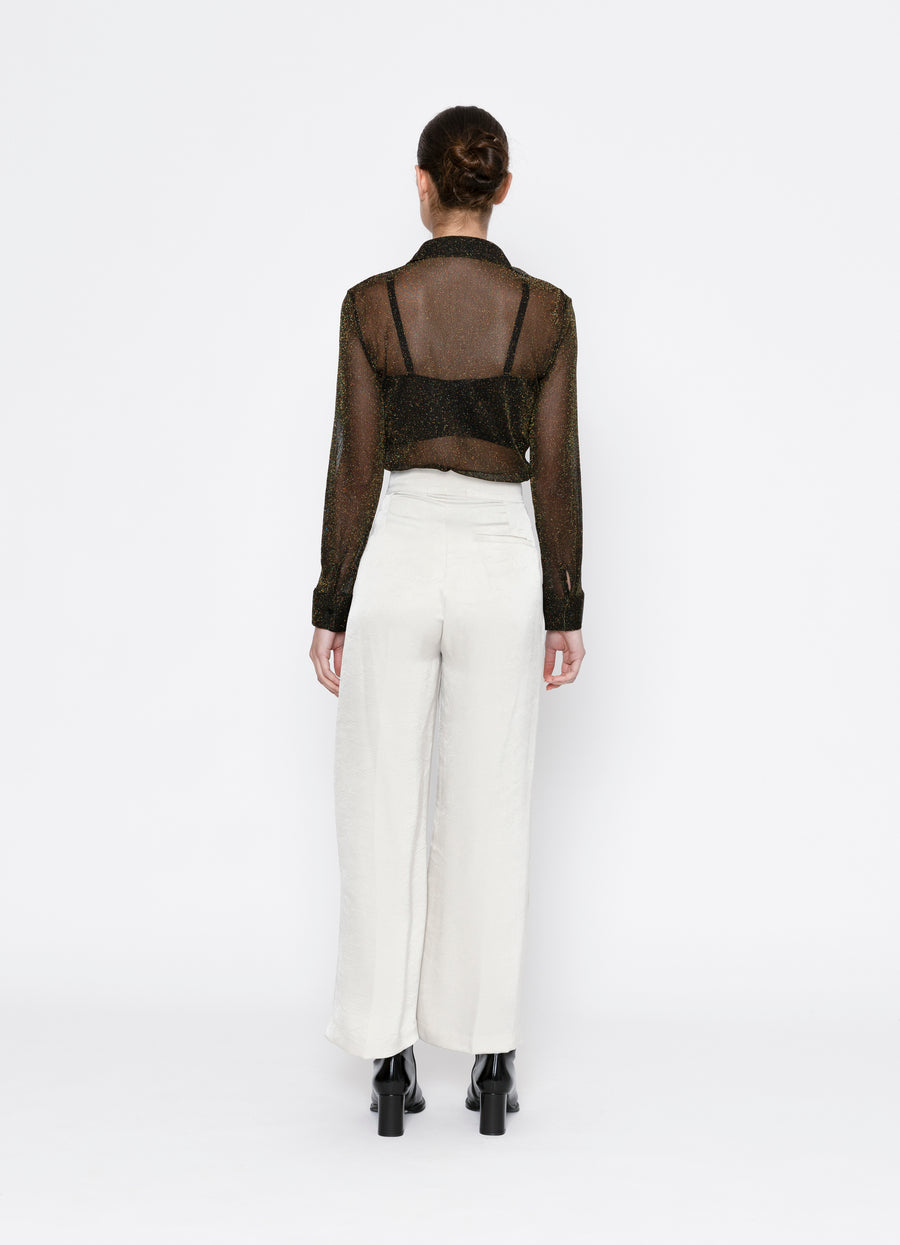 Luna Shirt | Gold Lurex | Two by Two Essentials