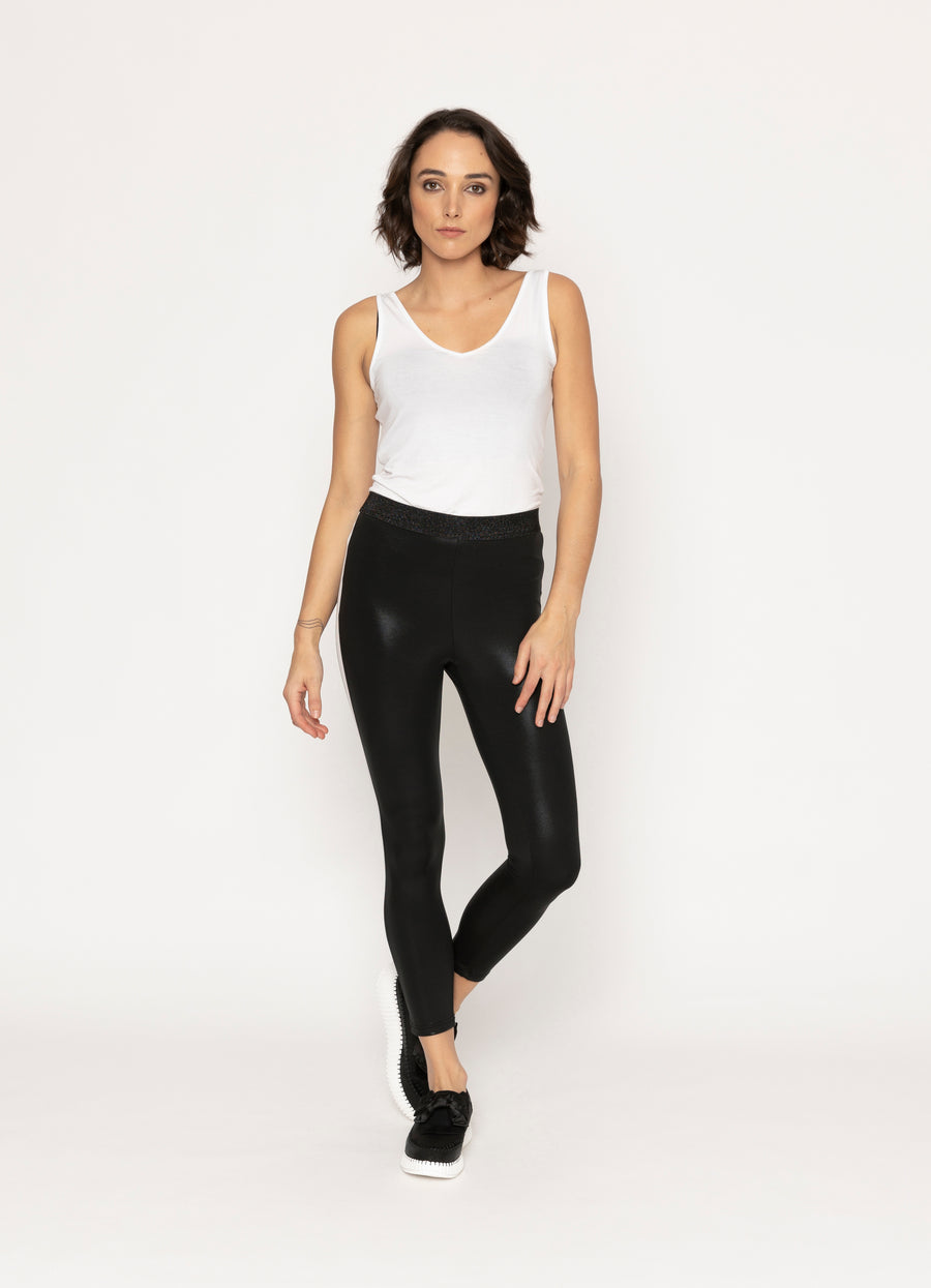 Uri Pant | Black + Winter White Trim | Blacklist