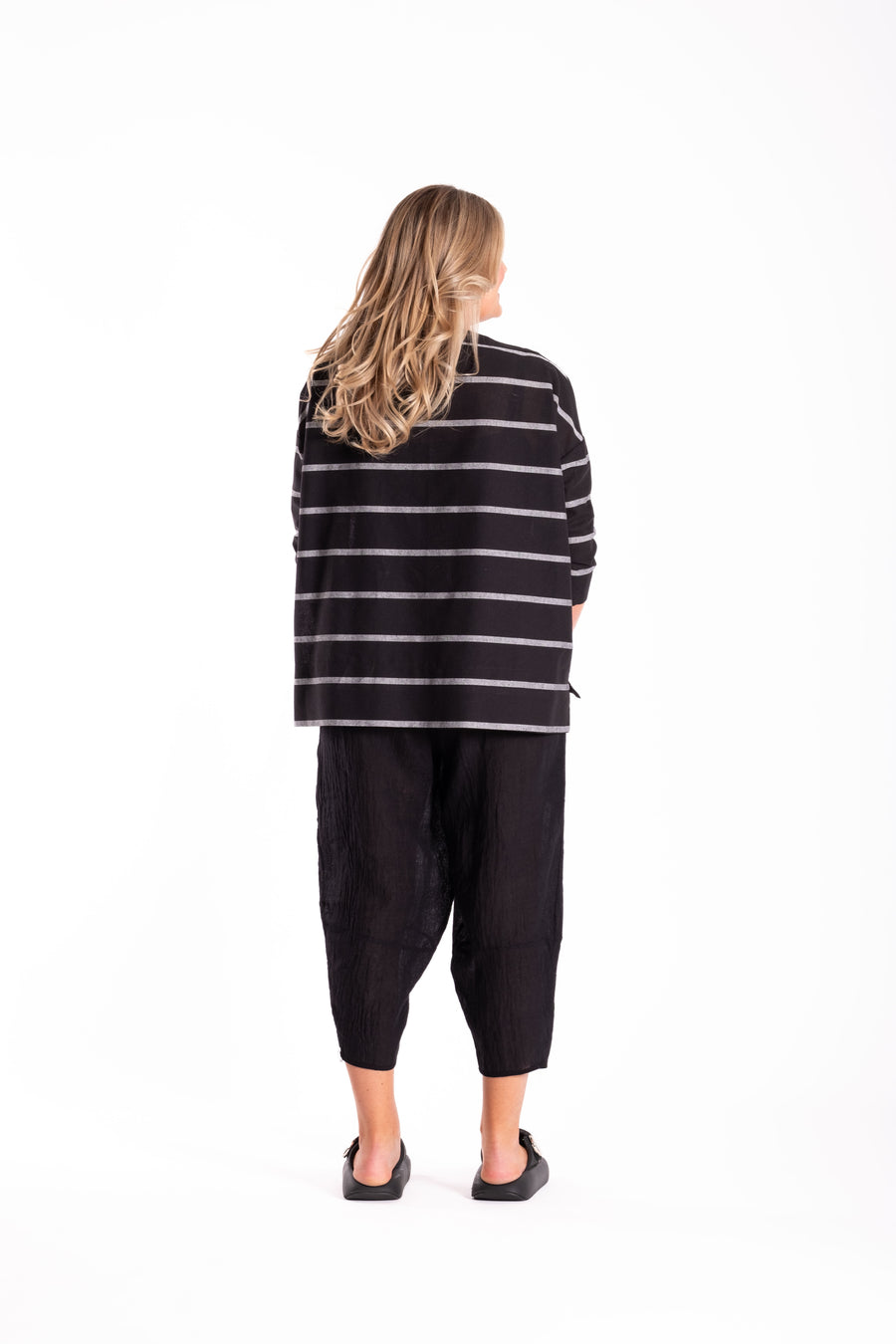 Slate Top | Inky Stripe | Deeanne Hobbs