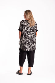 Leese Top | Black Tiger | Deeanne Hobbs