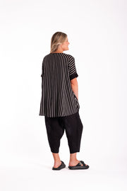 Leese Top | B/W Stripe | Deeanne Hobbs