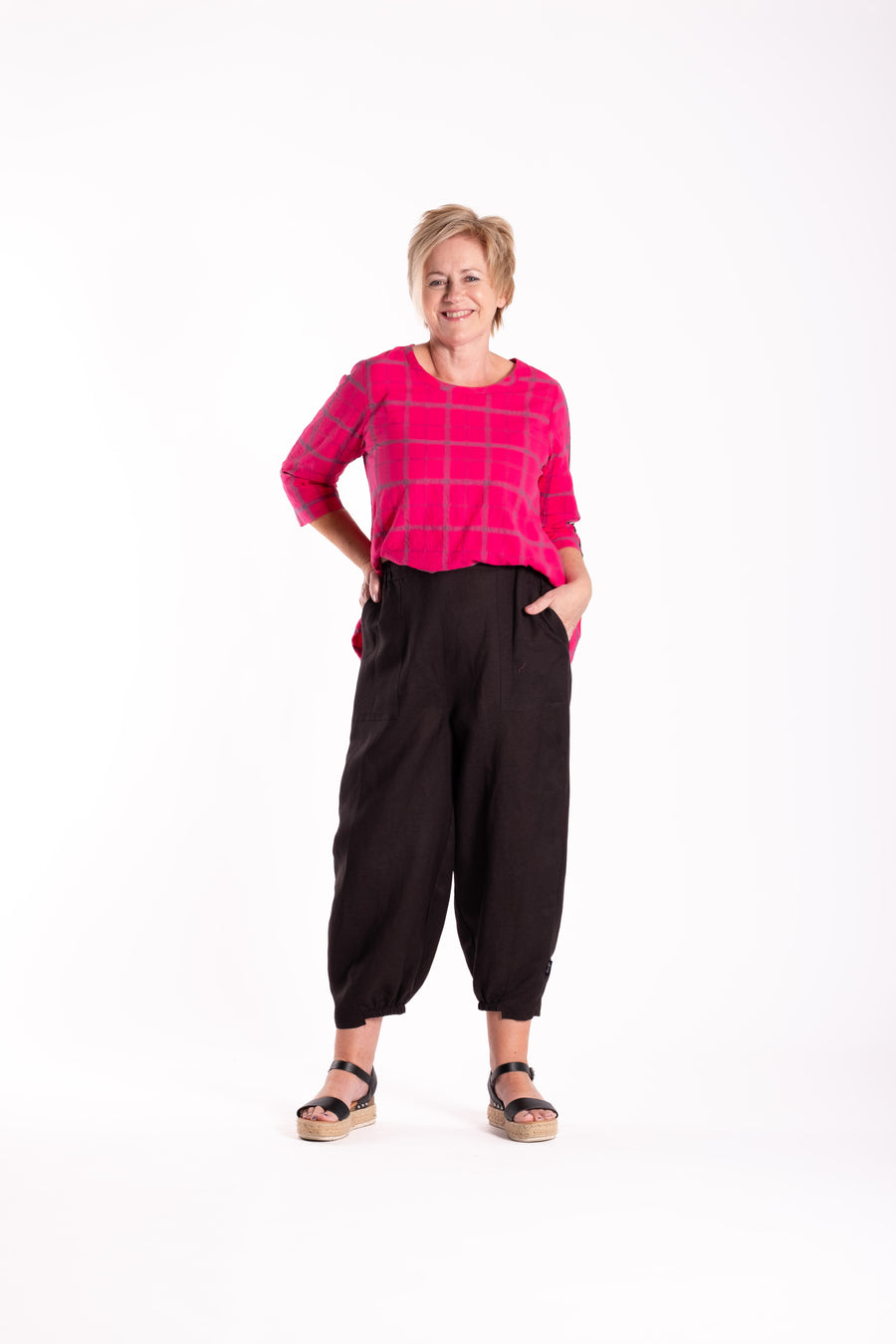 Stitch Pant | Black | Jellicoe