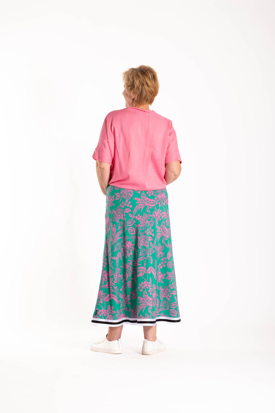 Bias Skirt | Pink Jungle | Jellicoe