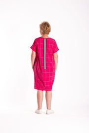 Skylar Dress | Pink Chq | Jellicoe