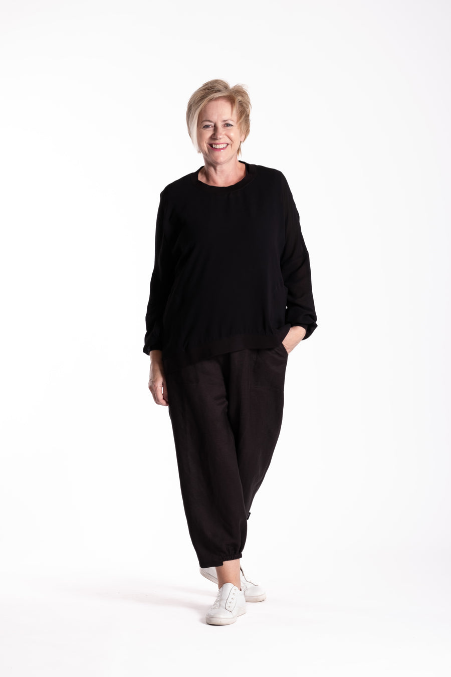 Viscose Sweat | Black | Jellicoe