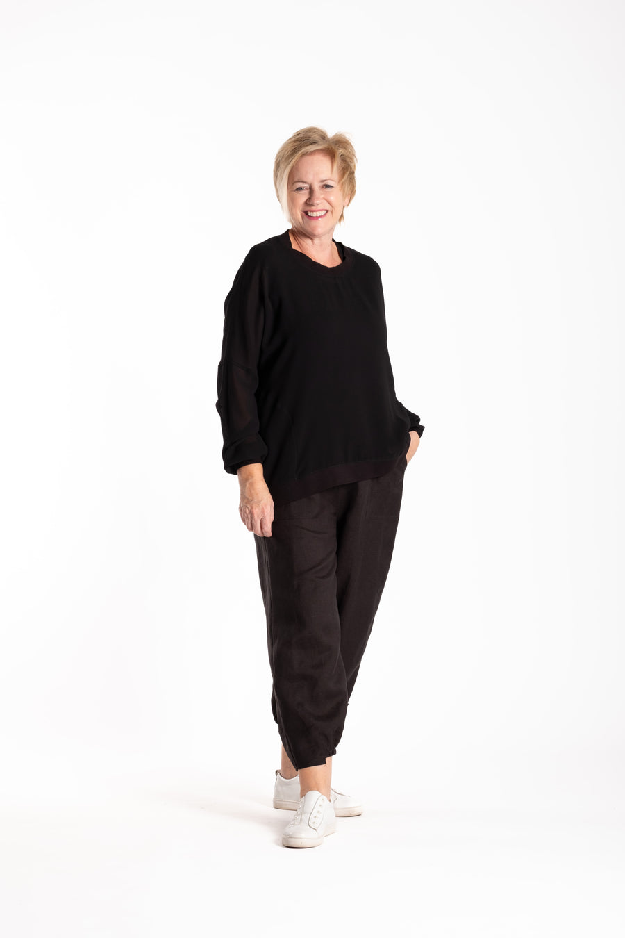 Viscose Sweat | Black | Jellicoe