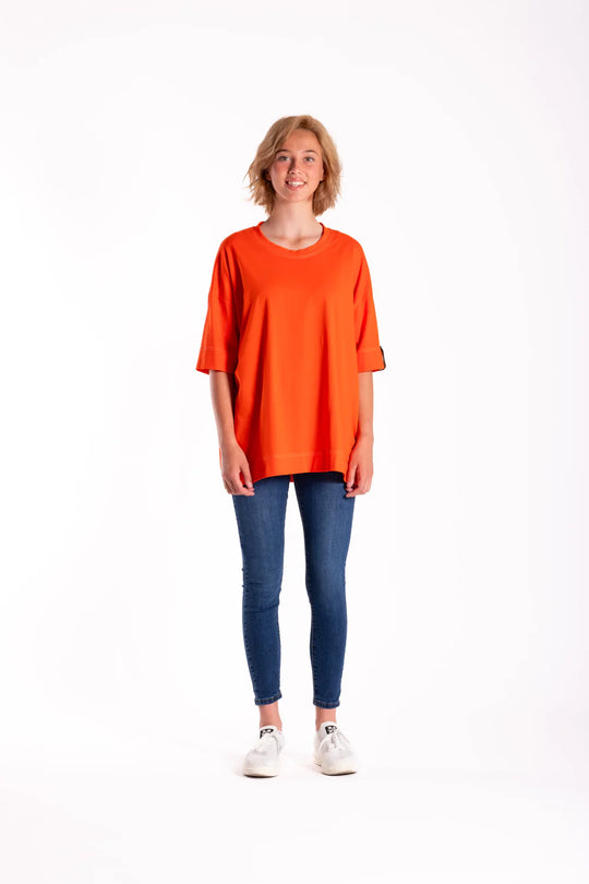 Jellicoe Box Tee | Orange