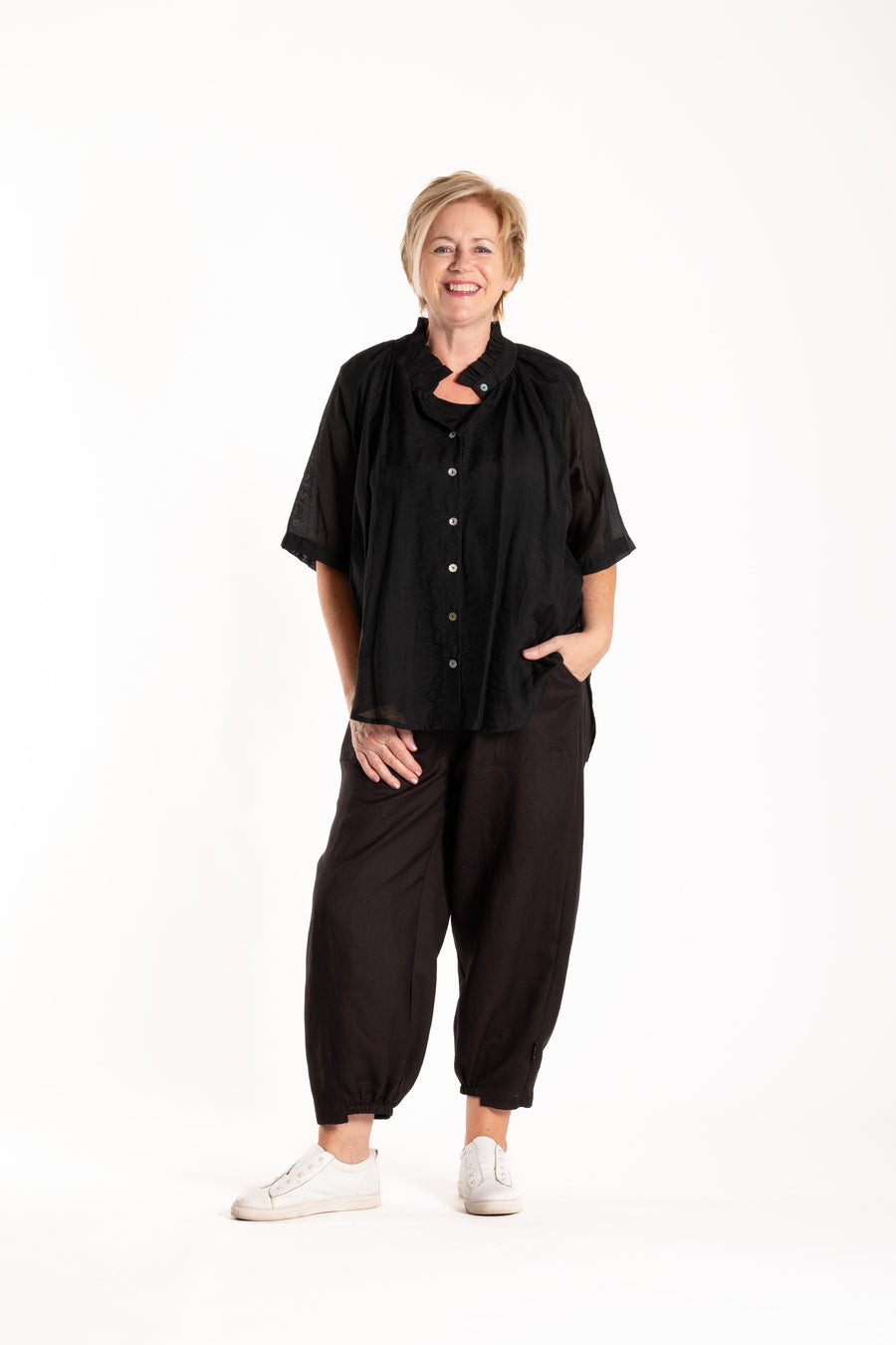 Delight Blouse | Black | Jellicoe