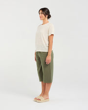 Suzette Linen Blend Tee | Blackstone