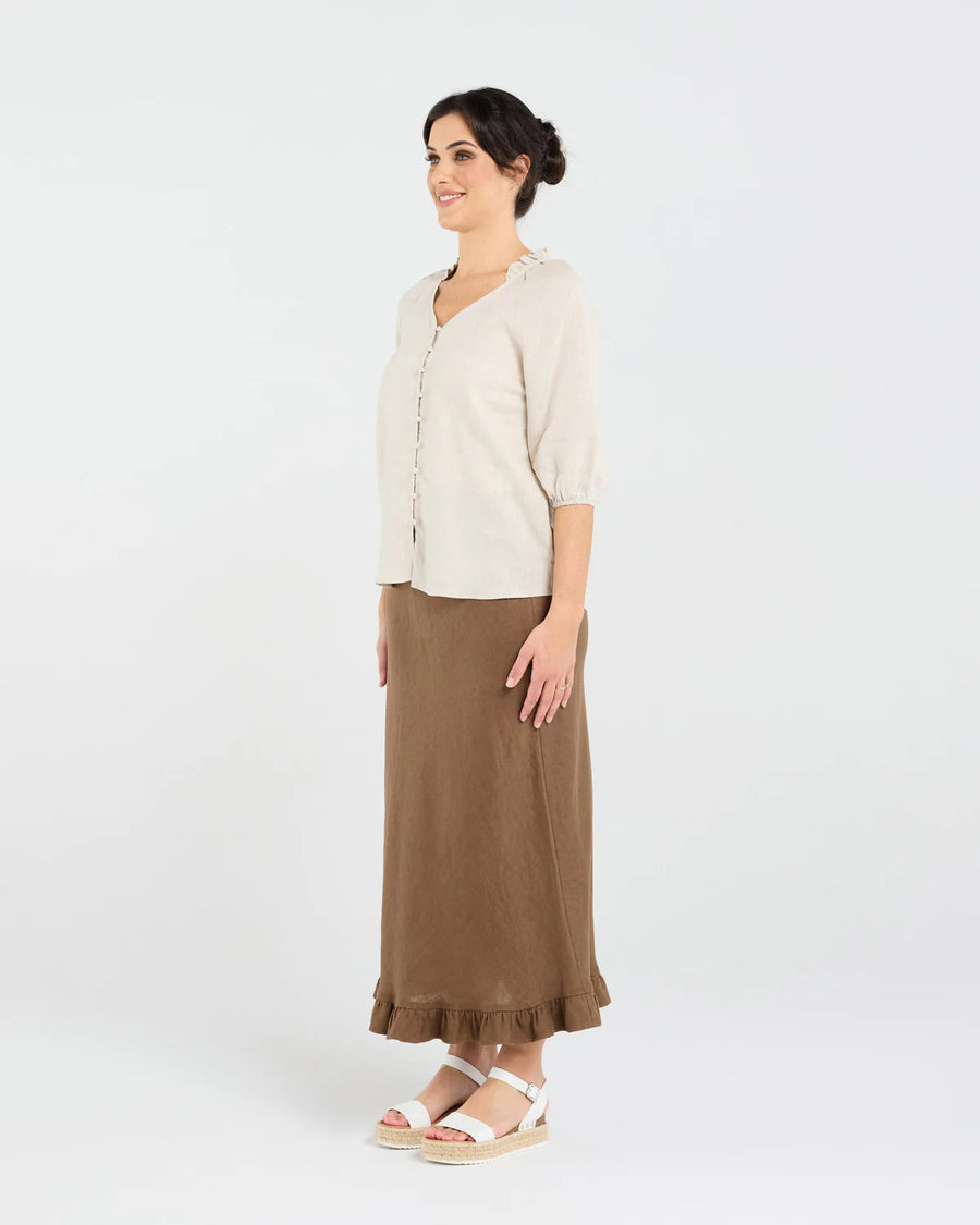 Justine Frill Blouse | Summer | Blackstone