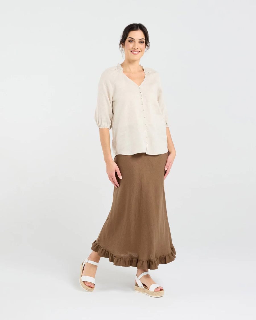 Justine Frill Blouse | Summer | Blackstone