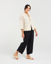 Jacquard Zip front Jacket | Blackstone