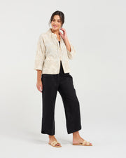 Jacquard Zip front Jacket | Blackstone