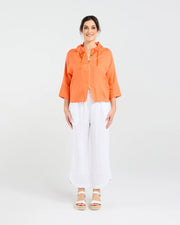 Victoria Gold Zip Jacket | Orange | Blackstone