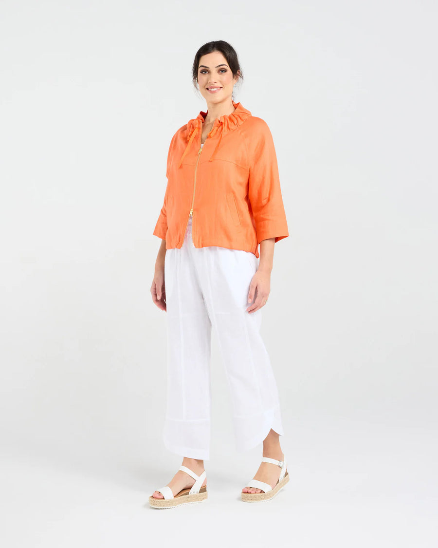 Victoria Gold Zip Jacket | Orange | Blackstone