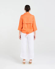 Victoria Gold Zip Jacket | Orange | Blackstone