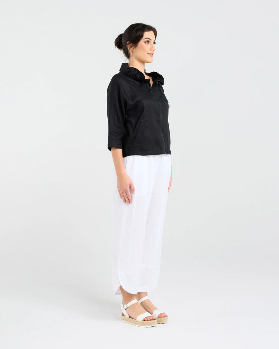 Victoria Zip Jacket | Black | Blackstone