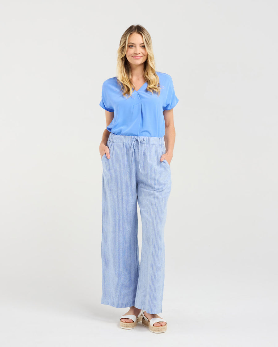 Marjie Wide Leg Pant | Blackstone