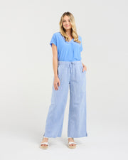 Marjie Wide Leg Pant | Blackstone