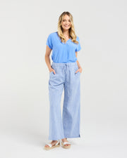 Marjie Wide Leg Pant | Blackstone