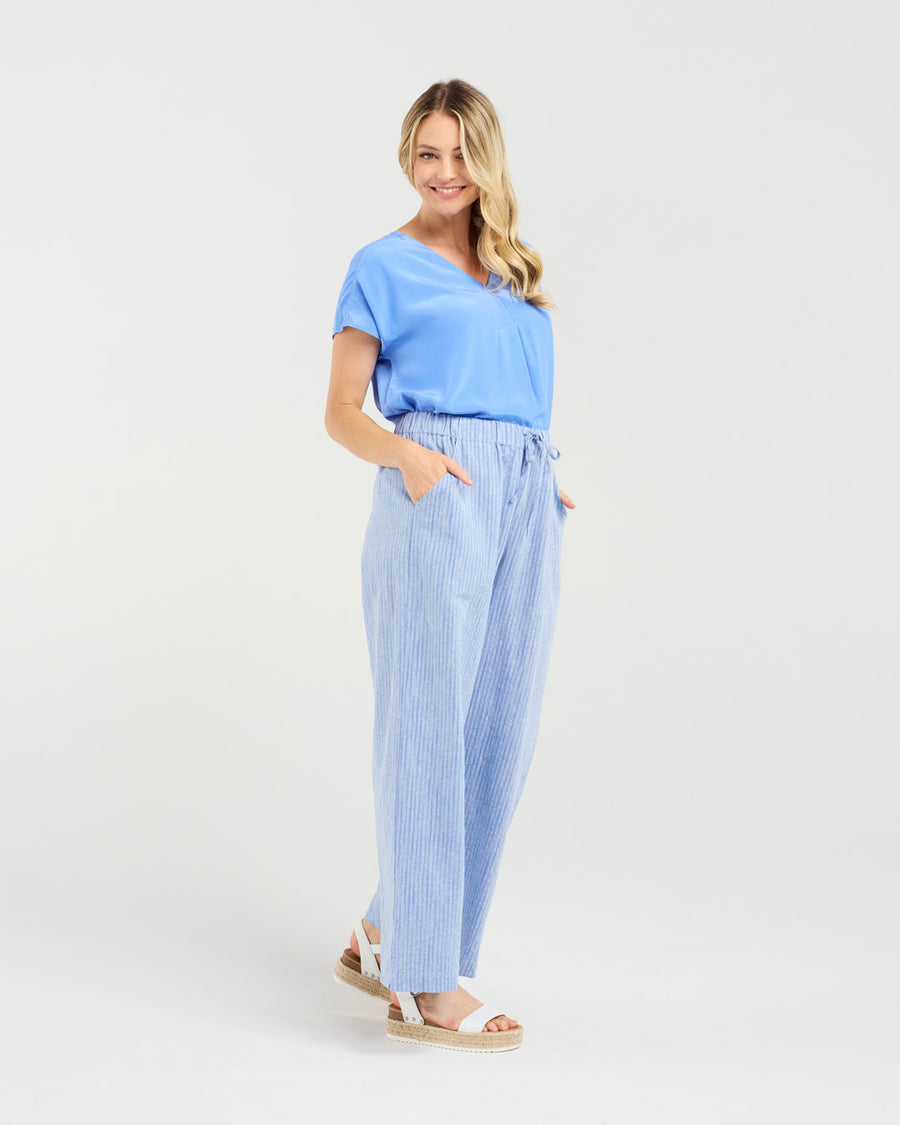 Marjie Wide Leg Pant | Blackstone