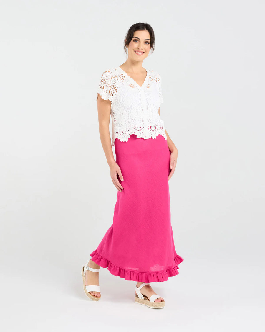 Amber Crochet Cardigan | Blackstone