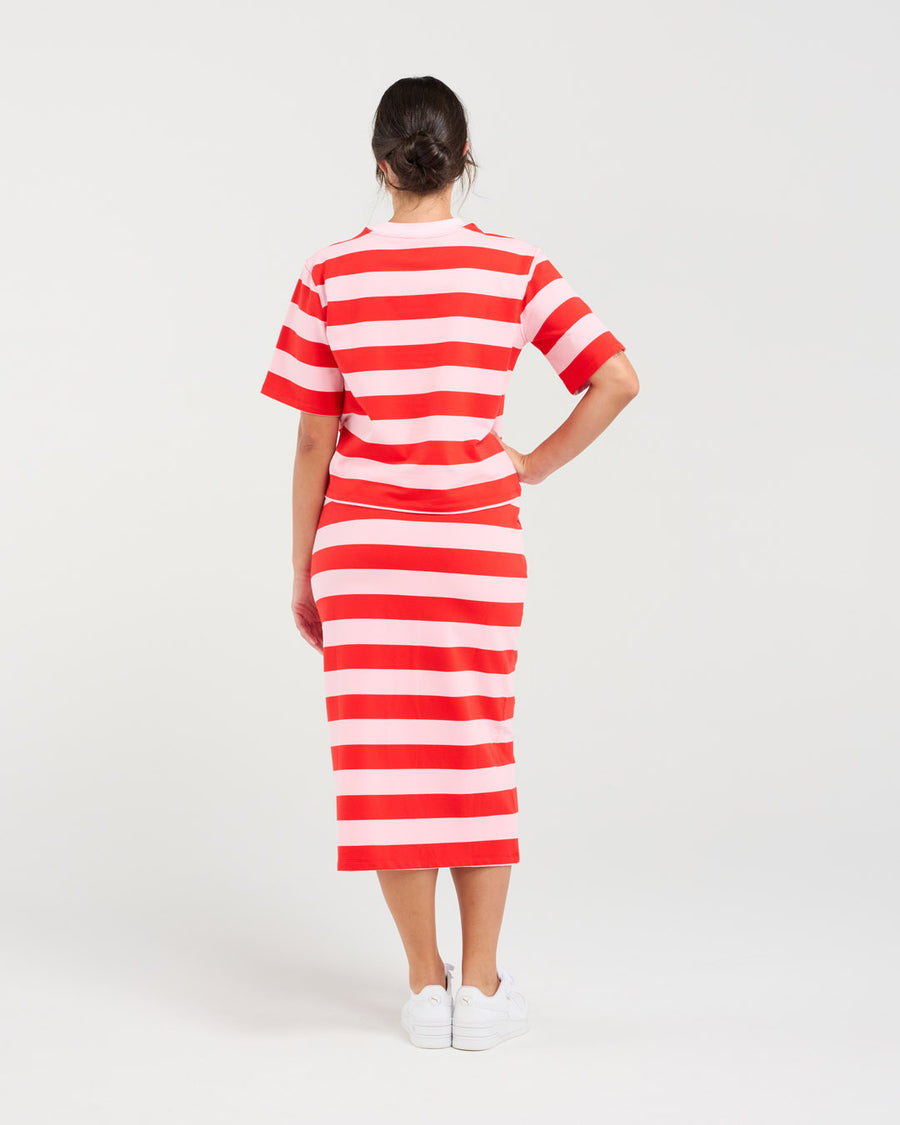 Jinique Tube Skirt | Red | Blackstone