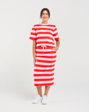 Jinique Tube Skirt | Red | Blackstone