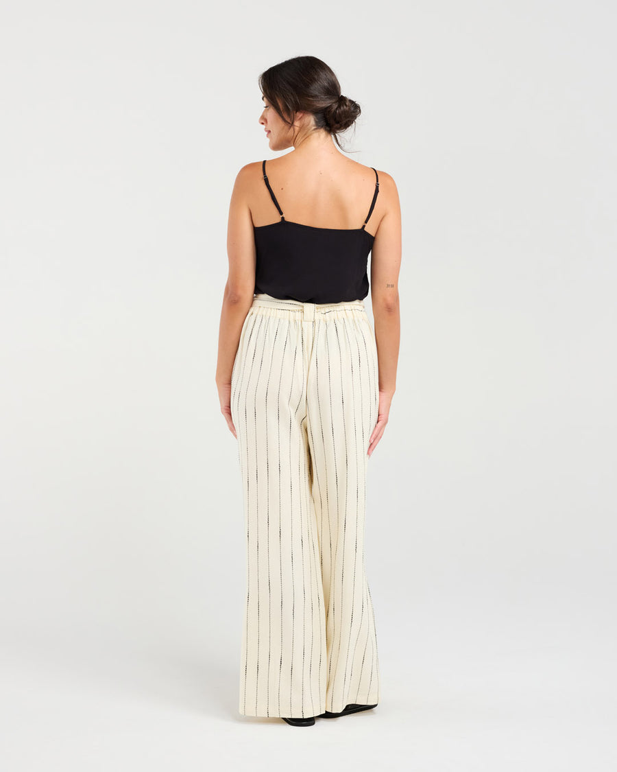 Annette Tie Waist Pant | Blackstone
