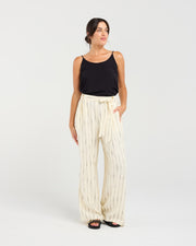 Annette Tie Waist Pant | Blackstone