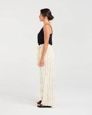 Annette Tie Waist Pant | Blackstone