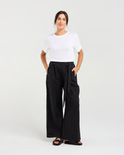 Alaina Tie Waist Pant | Blackstone