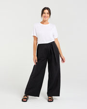 Alaina Tie Waist Pant | Blackstone