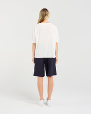 Delanie Print Top | Petals | Blackstone