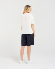 Delanie Print Top | Petals | Blackstone