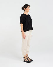 Lisette Yoke Top | Black | Blackstone