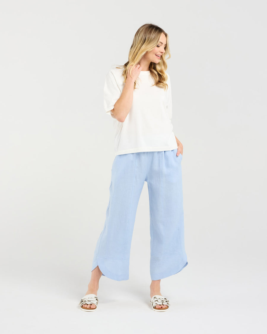 Verona Spliced tee | White | Blackstone