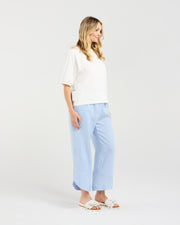 Verona Spliced tee | White | Blackstone