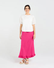 Ariane Broderie Tee | White | Blackstone