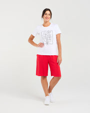 Adeline Bouquet Tee | White | Blackstone