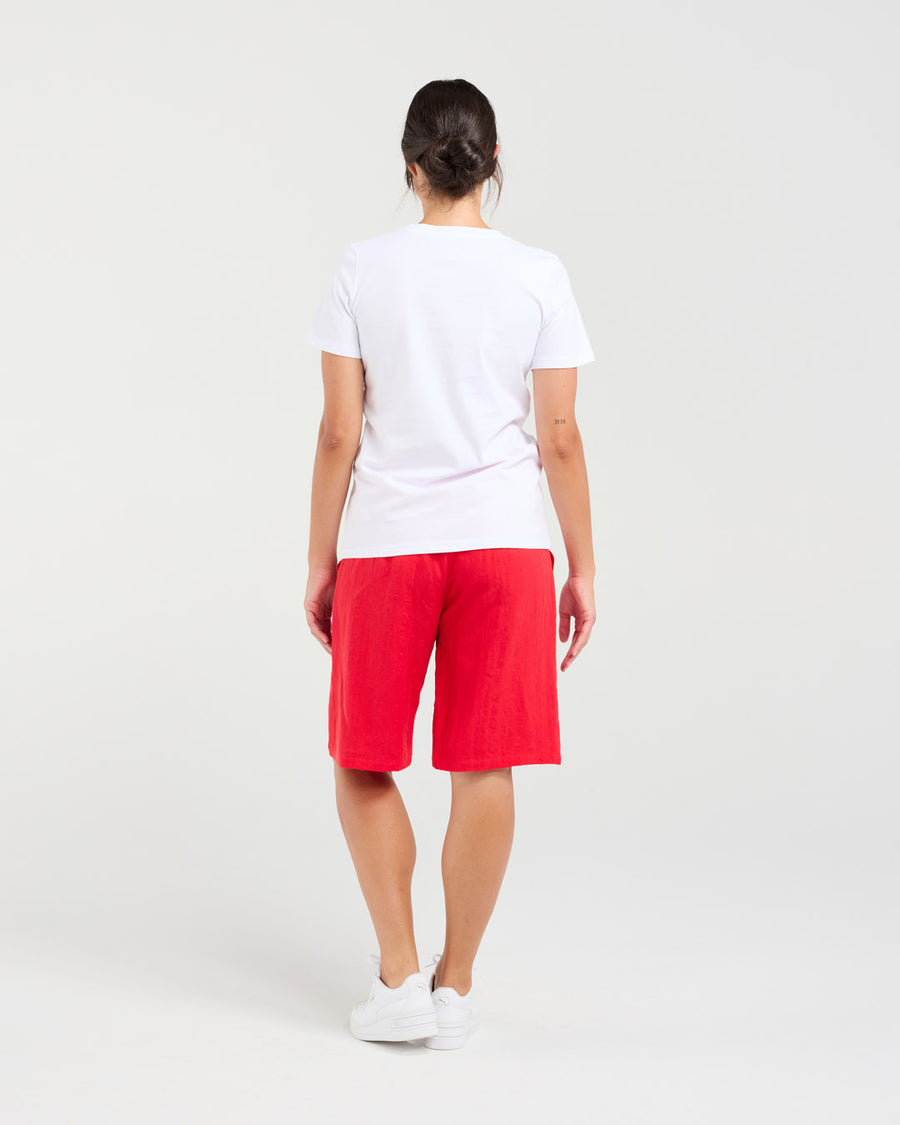 Adeline Bouquet Tee | White | Blackstone