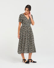 Gigi V Neck Dress | Blackstone