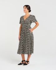 Gigi V Neck Dress | Blackstone