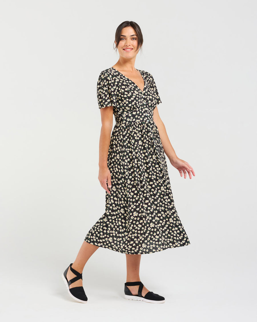 Gigi V Neck Dress | Blackstone