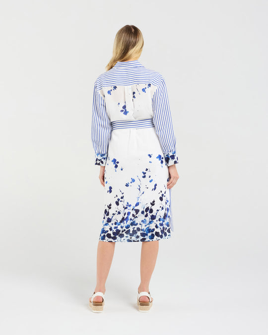Margot Print Back Shirt Dress | Blackstone