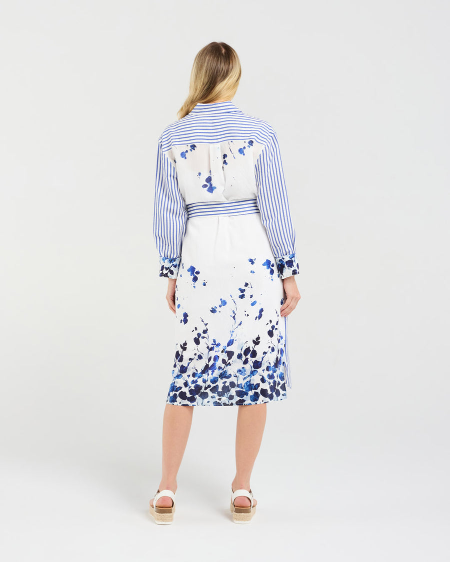 Margot Print Back Shirt Dress | Blackstone