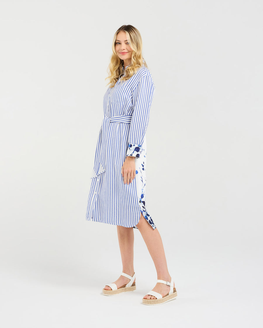 Margot Print Back Shirt Dress | Blackstone