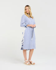 Margot Print Back Shirt Dress | Blackstone