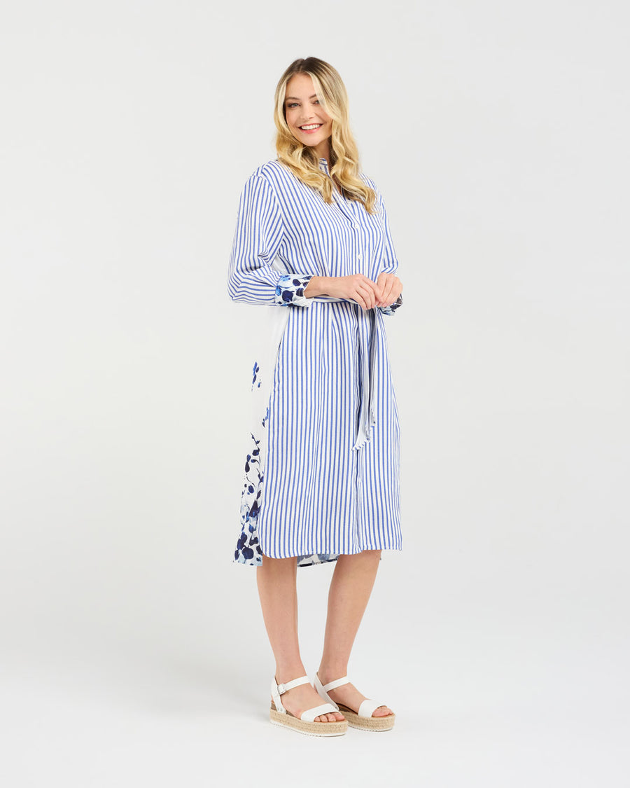 Margot Print Back Shirt Dress | Blackstone