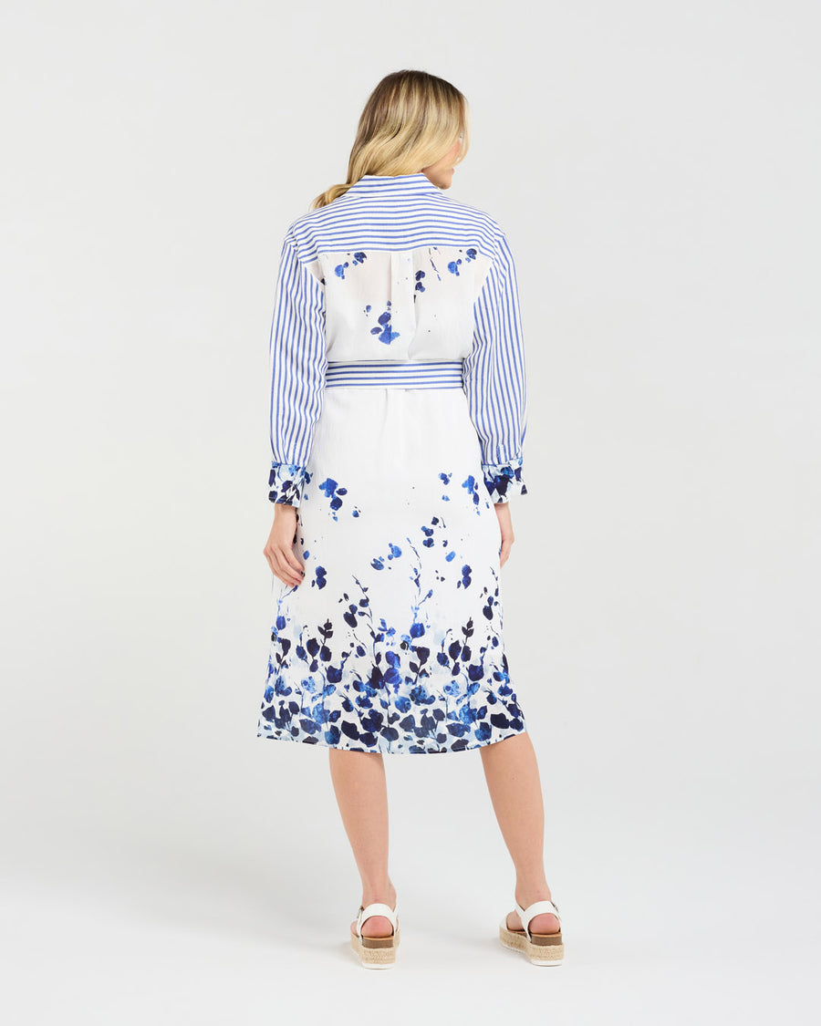 Margot Print Back Shirt Dress | Blackstone